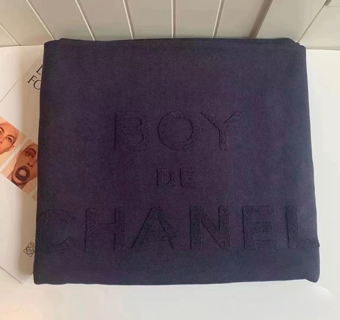 Chanel Beauty "Boy de Chanel" Cotton Towel Blanket