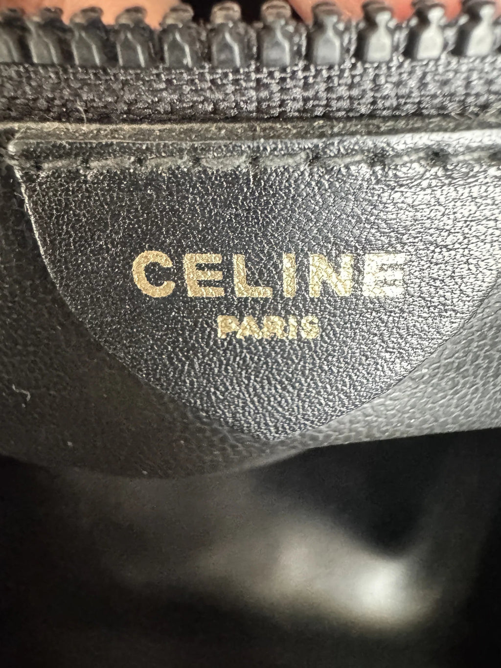 Céline — Vintage Square-Quilted Chain Shoulder Bag Noir · Lambskin · Paris