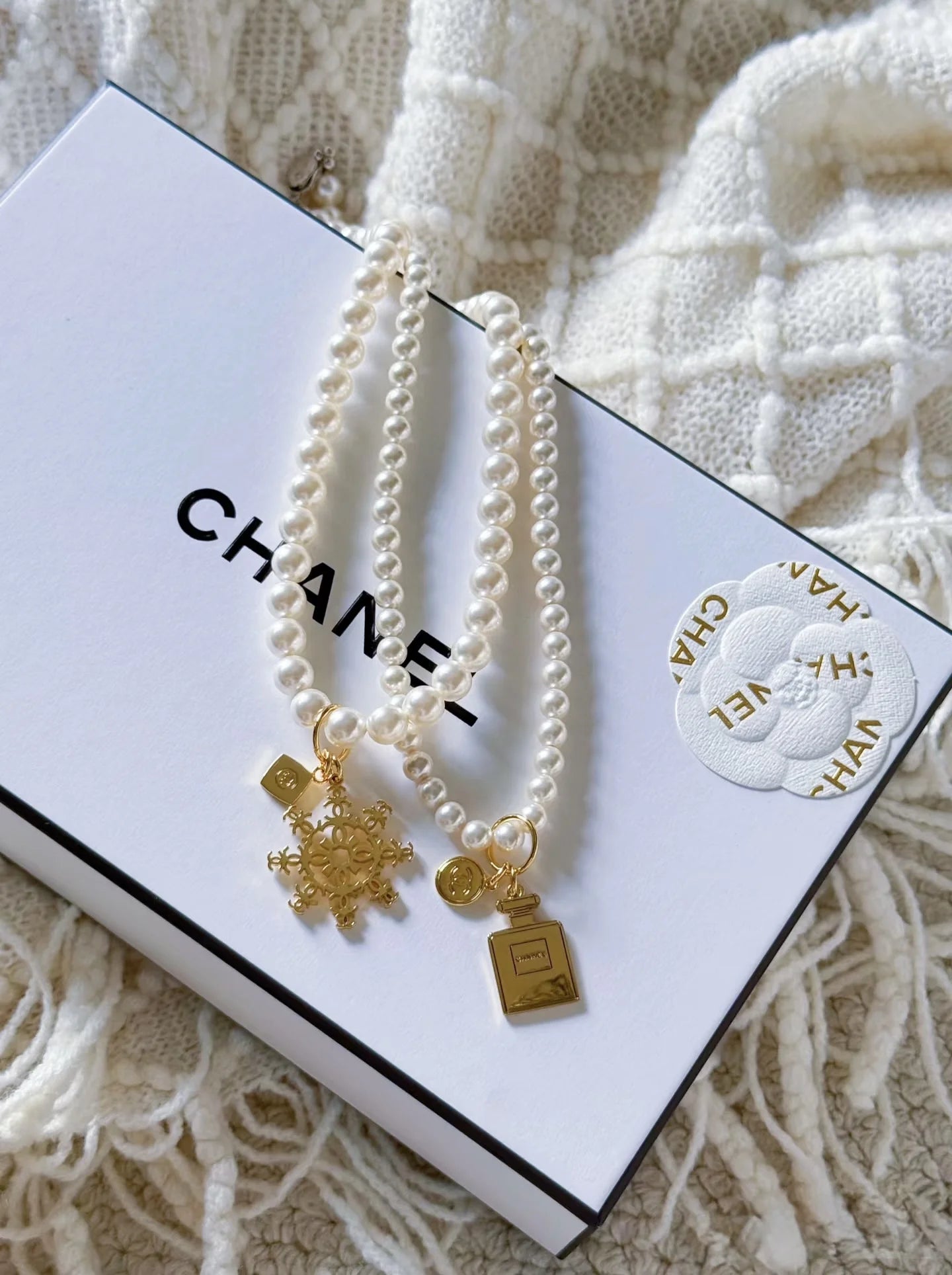 Authentic Chanel Holiday Charm Collection