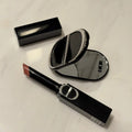 Dior — Double Mirror Black Lacquer · Silver CD Hardware · Brand New with Box