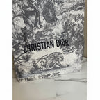 Authentic Christian Dior Toile de Jouy Canvas Tote