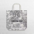 Authentic Christian Dior Toile de Jouy Canvas Tote