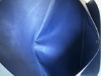 Loewe — Origami Clutch Black · Lambskin · Royal Blue Leather Interior · Made in Spain