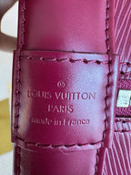 Louis Vuitton — Alma GM Fuchsia · Epi Leather · Made in France